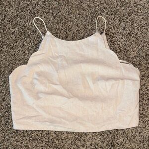 Elegant Cream Women's Top